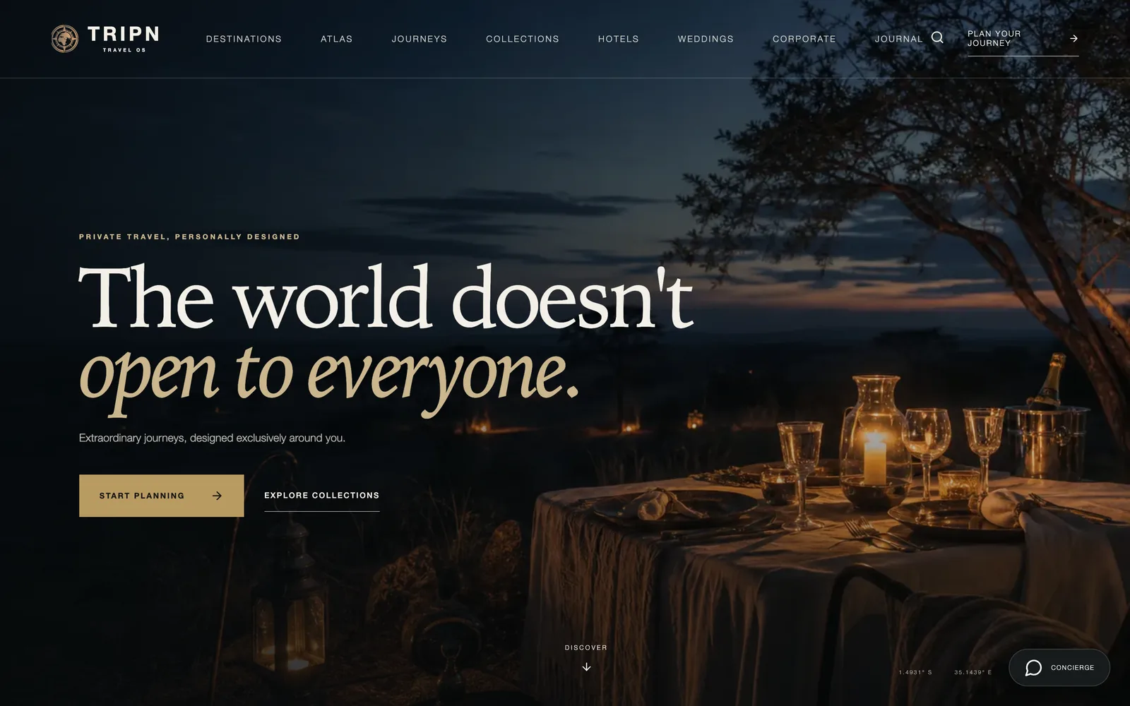 tripn.in home page